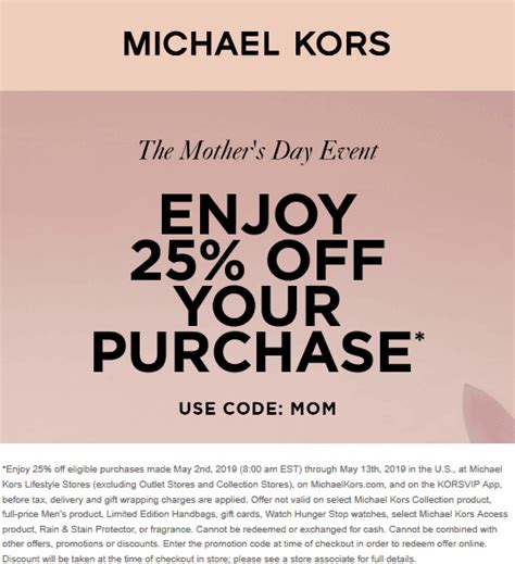 michael kors promo code for free shipping|michael kors promo code honey.